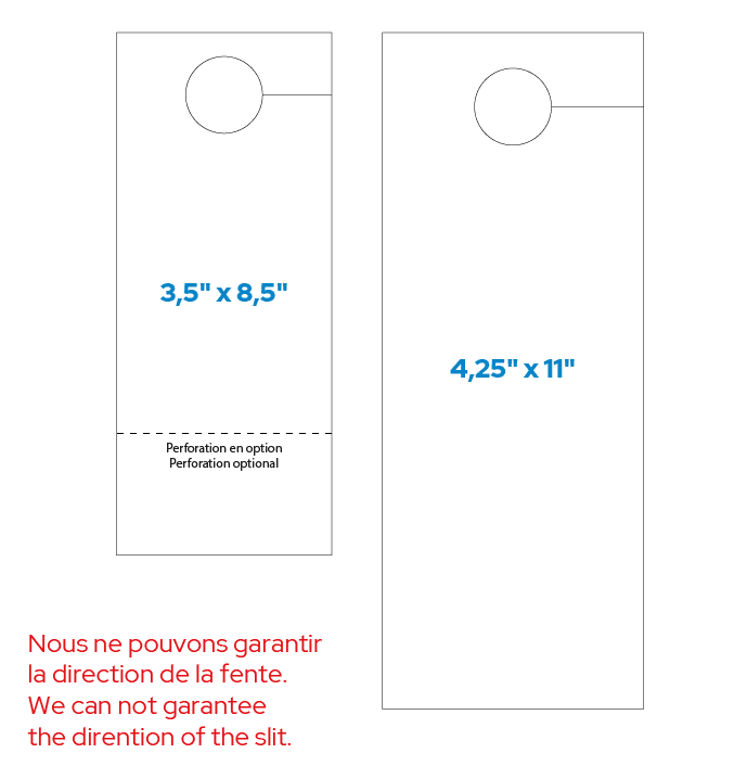 Accroche-porte, affichette de porte