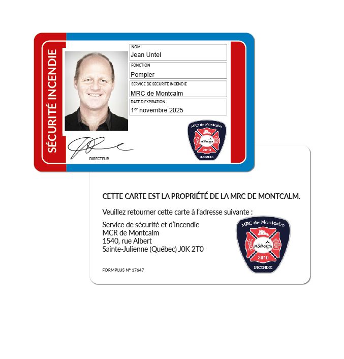 Carte d'identité avec photo